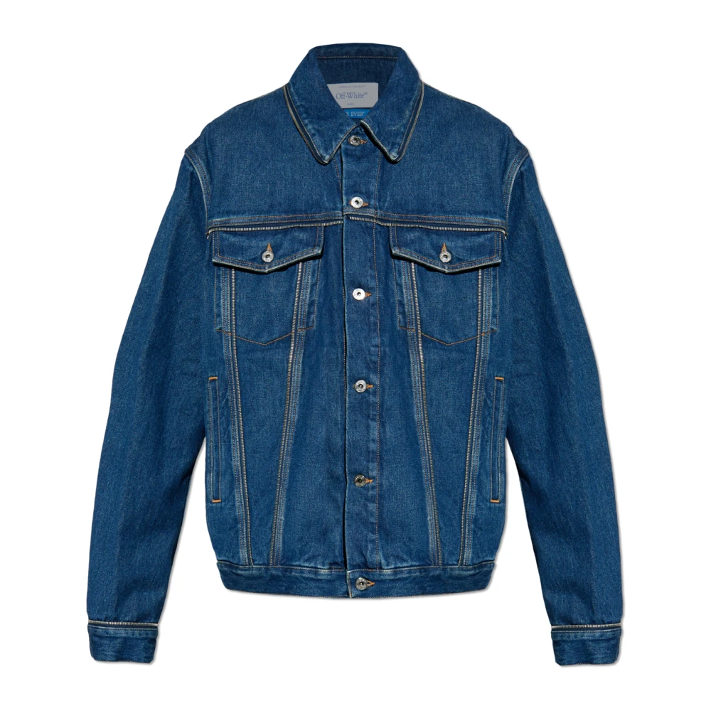 Jackets > Denim Jackets - - Off White - Modalova