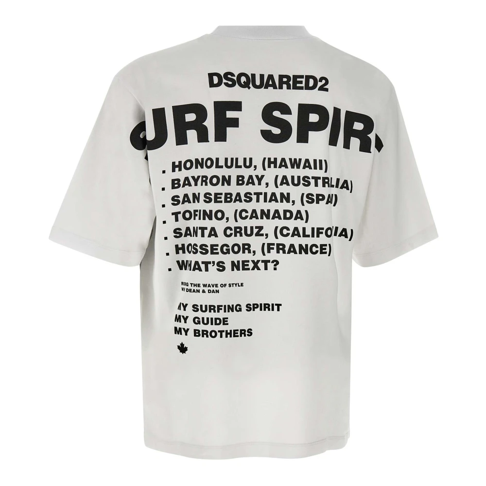 Dsquared2 Wit Stijlvol Shirt White Heren