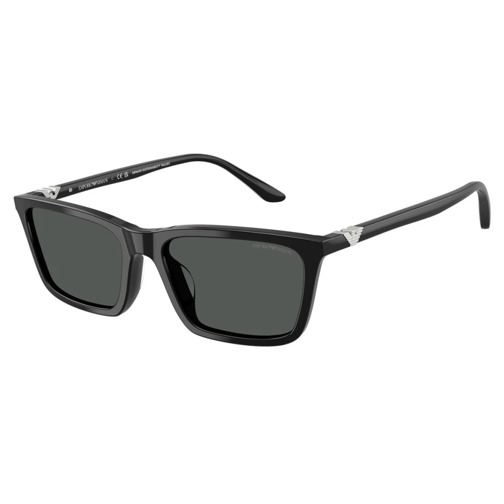Emporio Armani Unisex Black Sunglasses - Sunglasses - 55 Mm - Accessories