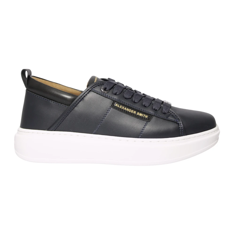 Alexander Smith Blauwe Wembley Sneakers Heren Schoenen