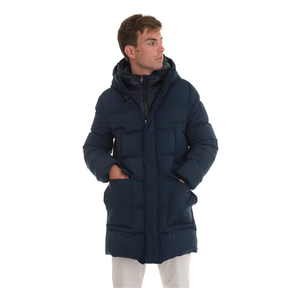 Fay - Coats > Parkas - Blue - Fay - Modalova