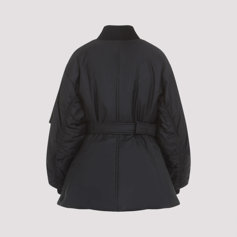 Alaïa Zwarte jas voor vrouwen Black Dames