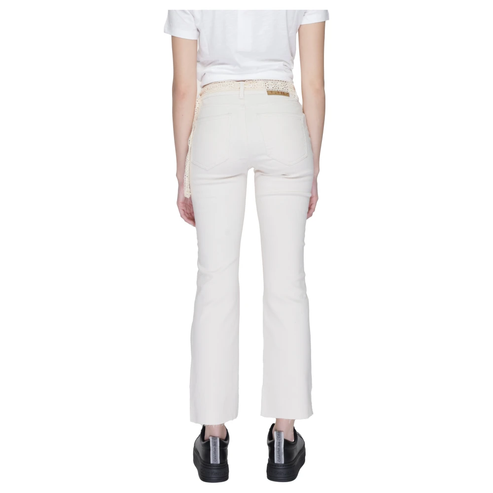 Vero Moda Kick Flare Bootcut Jeans Collectie Beige Dames