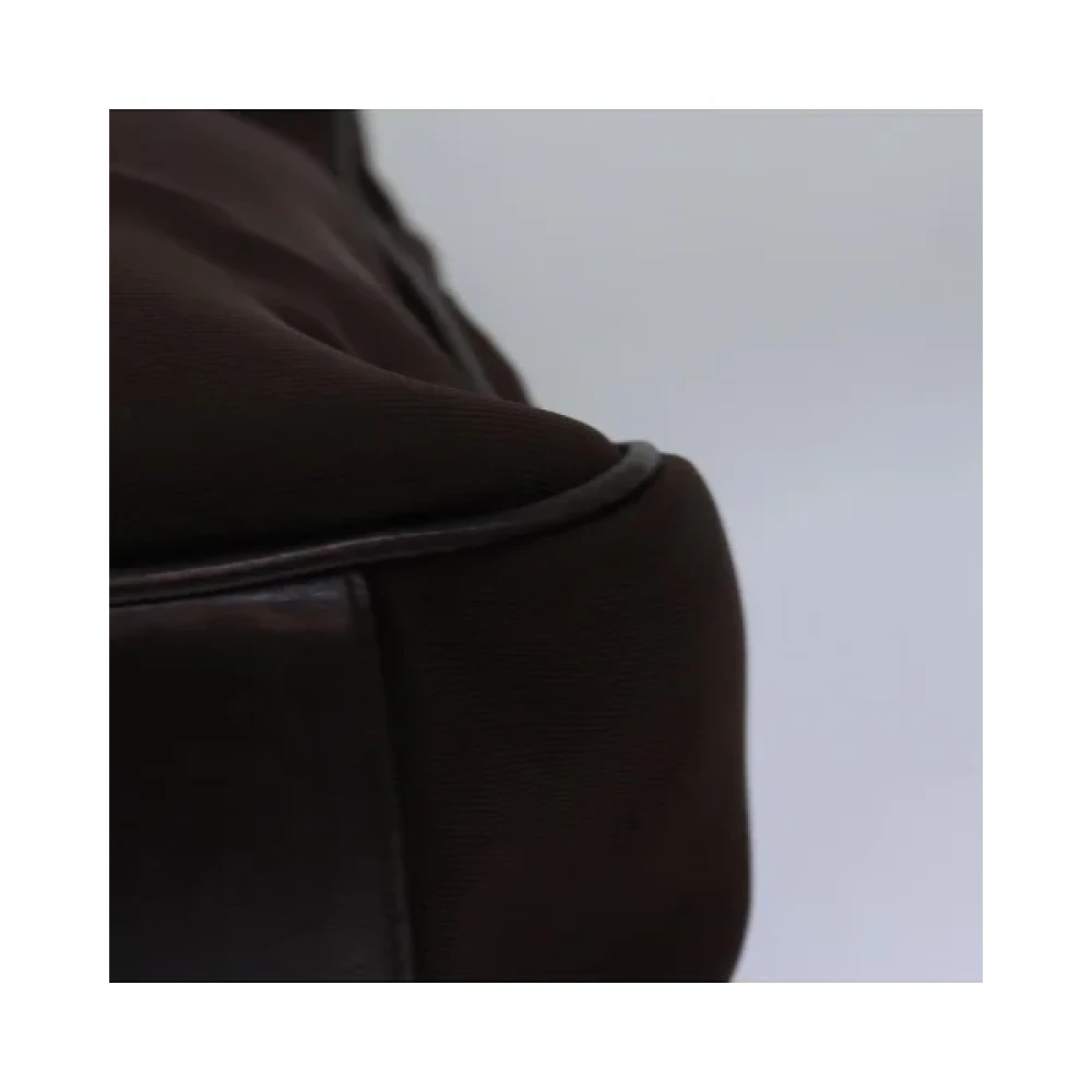 Gucci Vintage Pre-owned Nylon gucci-bags Brown Dames