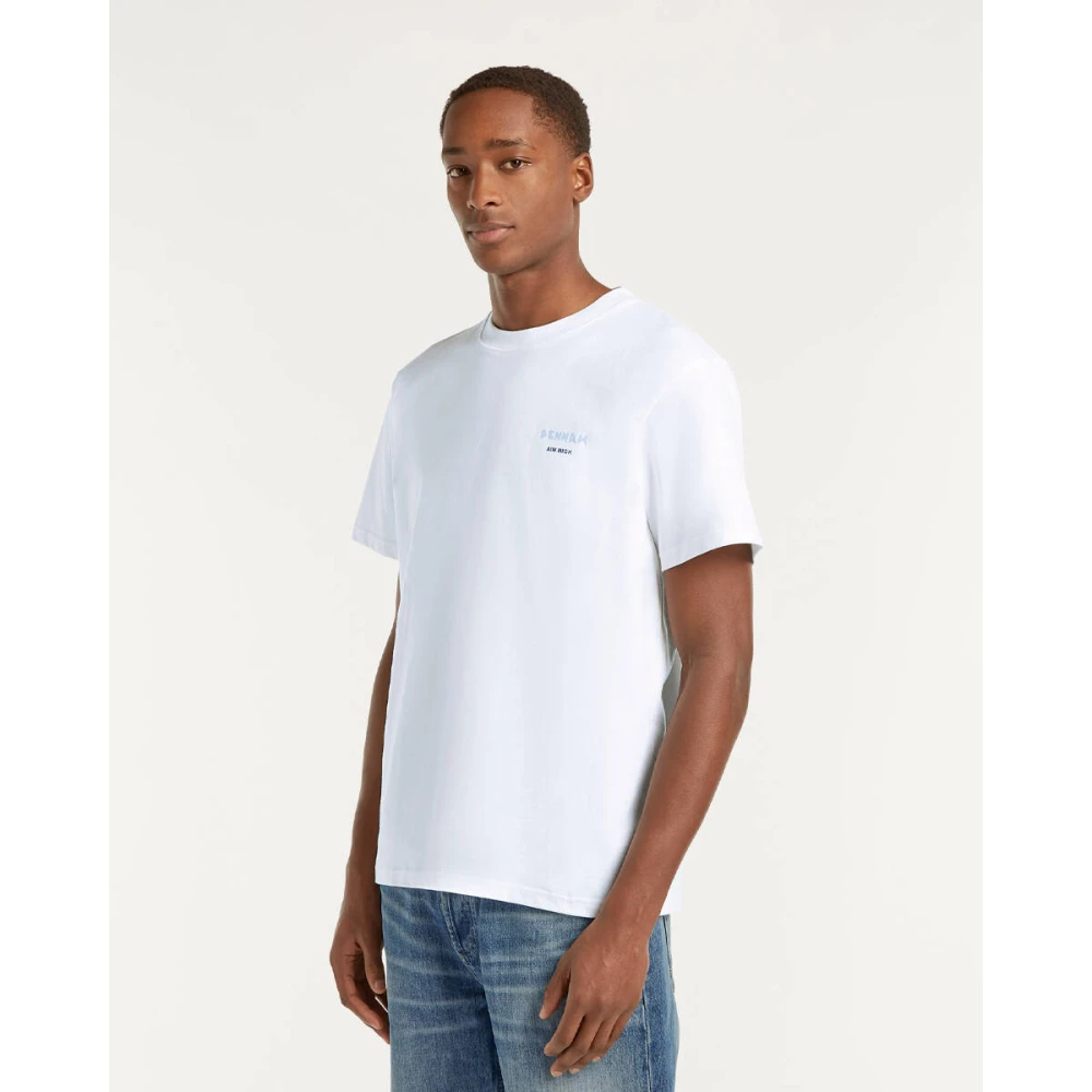 Denham The Jeanmaker Painter Tee Korte Mouw T-shirt White Heren