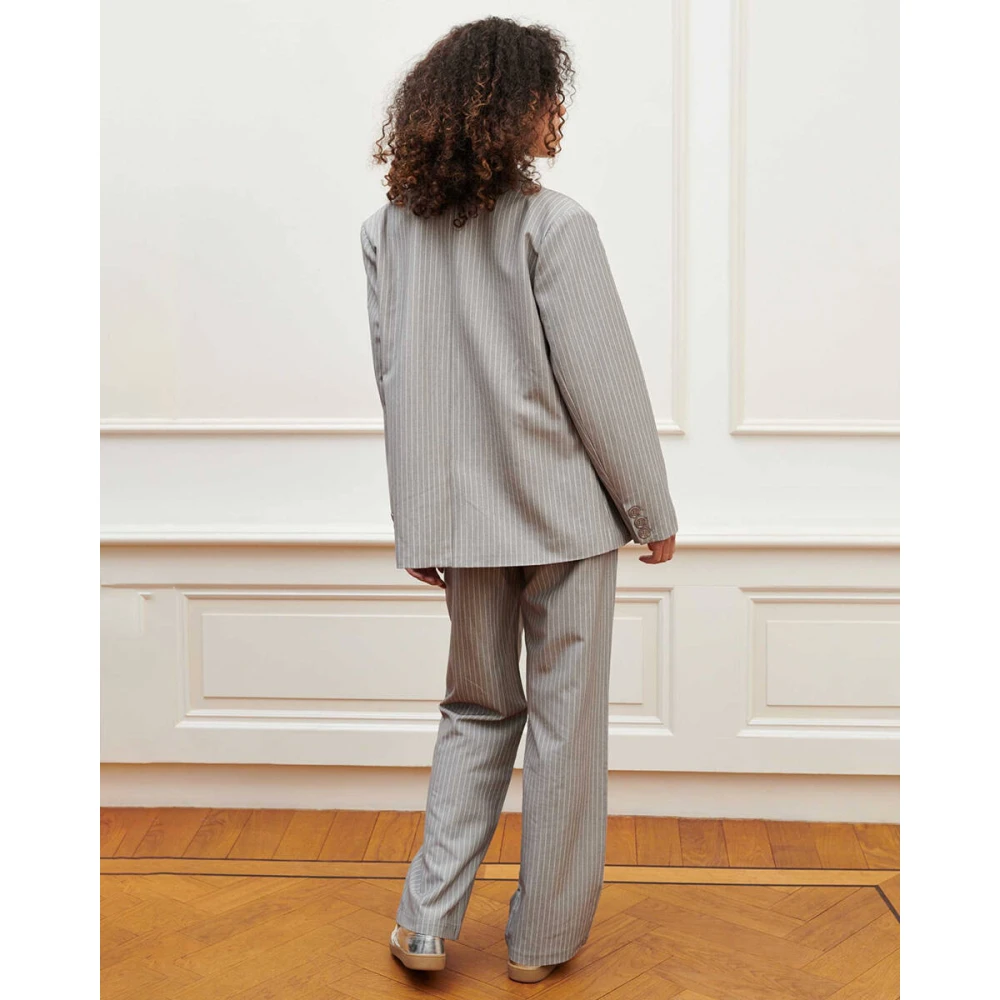 Lofty Manner Stijlvolle Liset Blazer Gray Dames