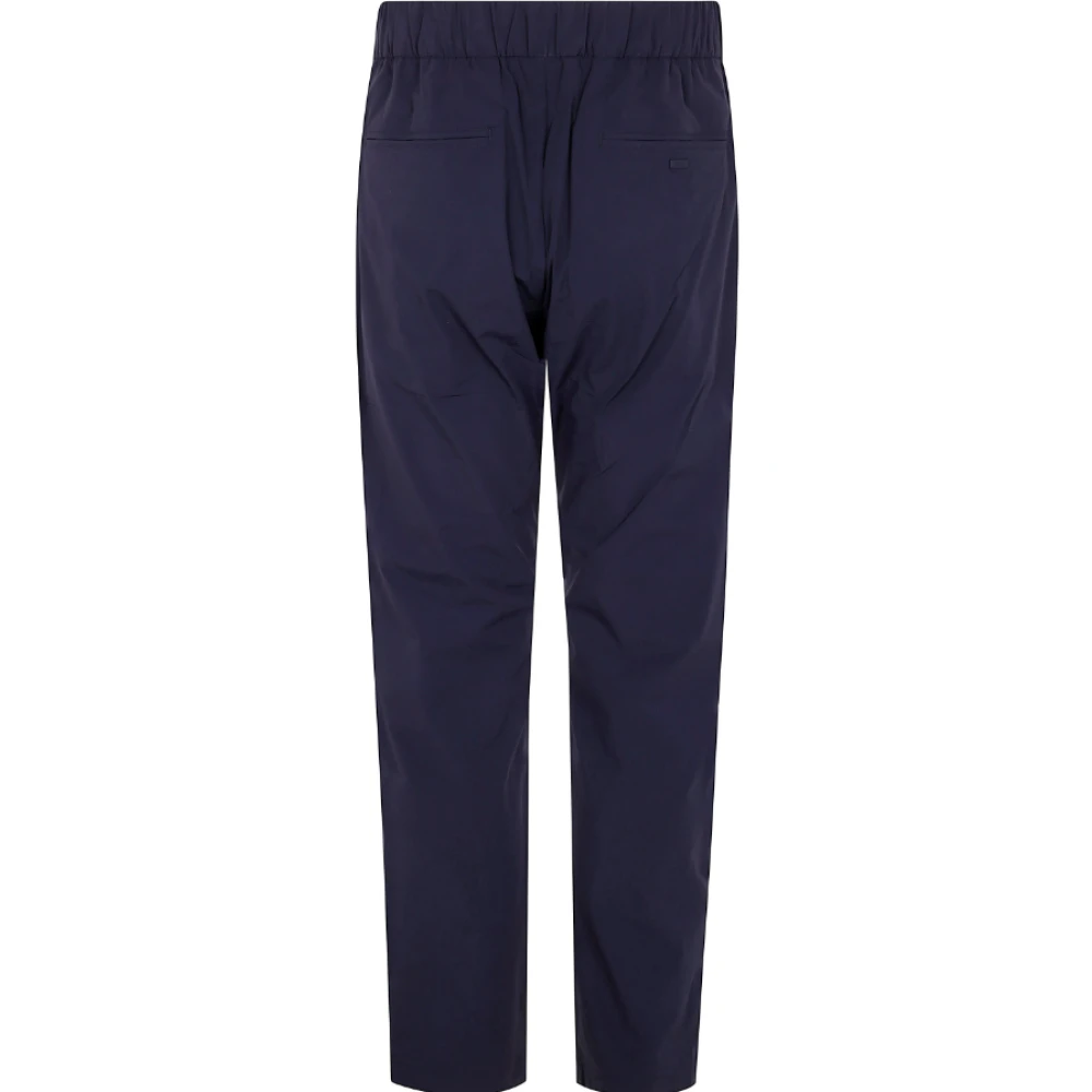 Herno Blauwe Straight Cut Broek Blue Heren