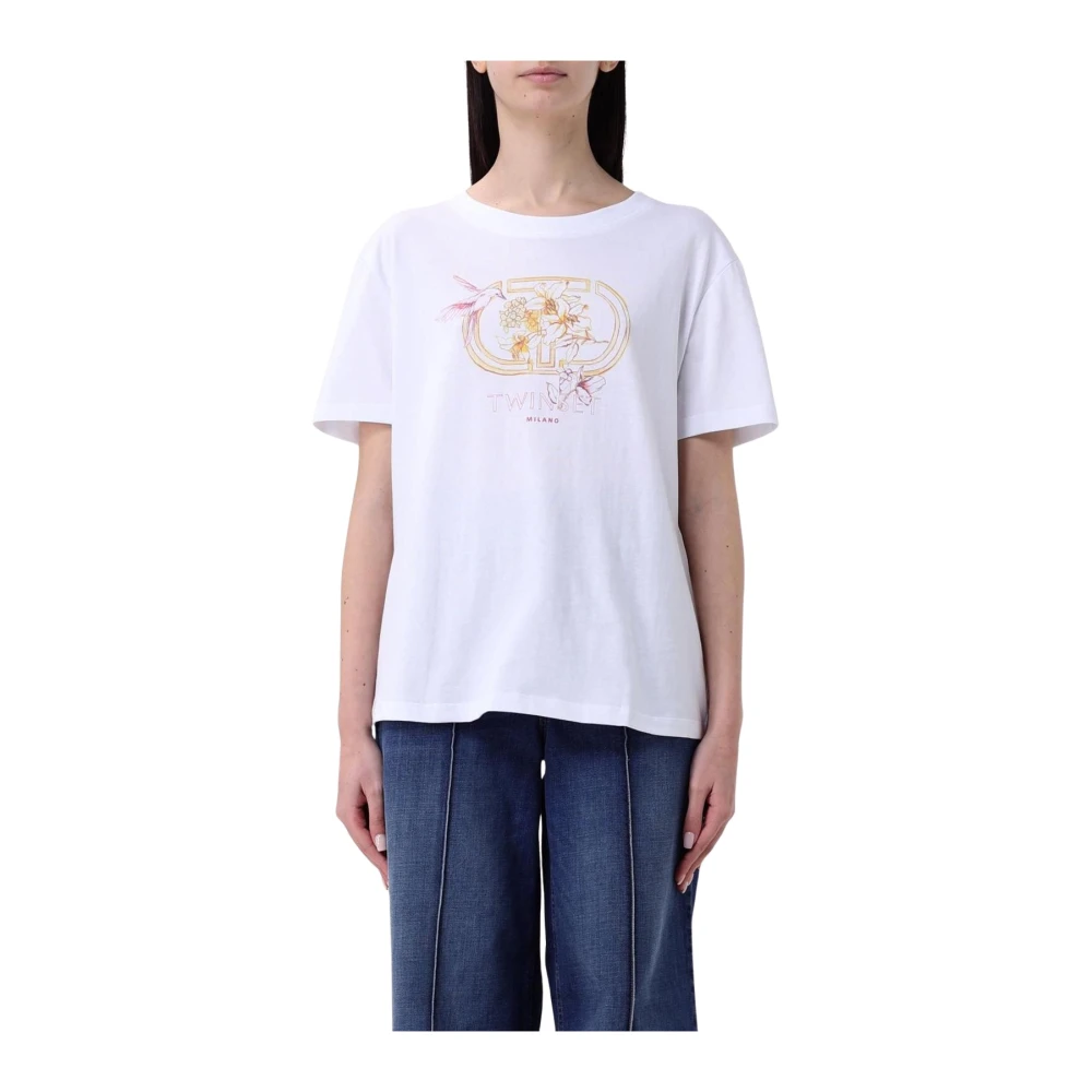 Twinset - Tops > T-Shirts - White - Twinset - Modalova