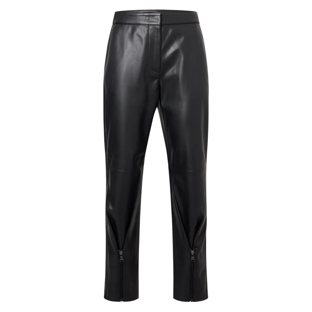Karl Lagerfeld Mångsidiga byxor i syntetiskt läder Black, Dam