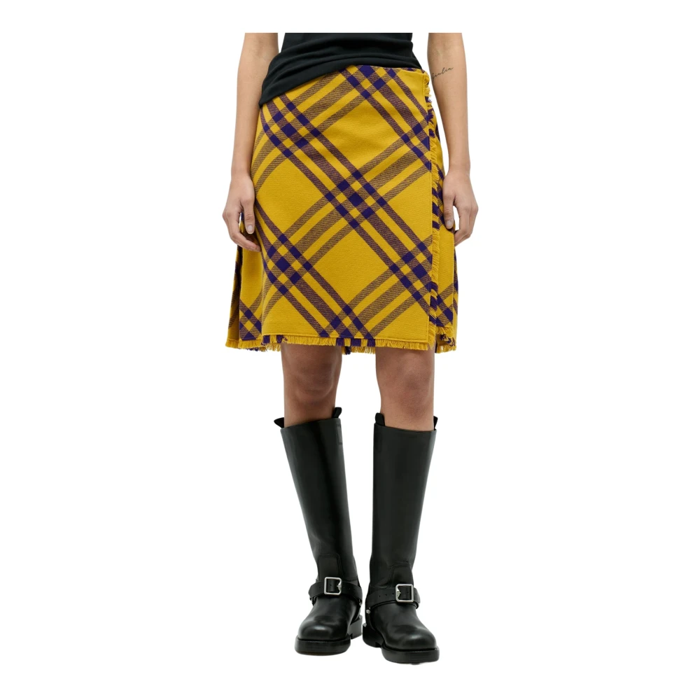 Burberry Skirts Yellow Dames