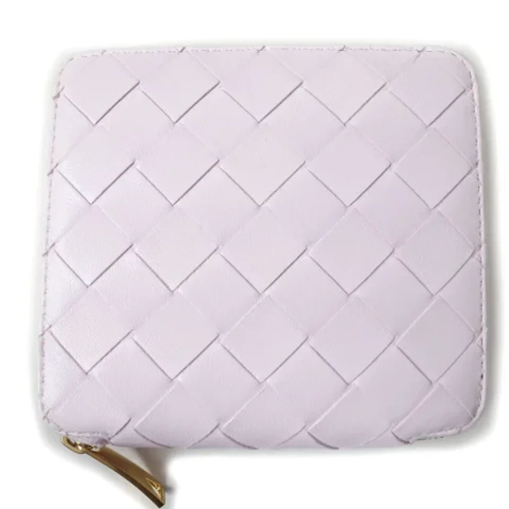Bottega Veneta Vintage Pre-owned Leather wallets Pink Dames