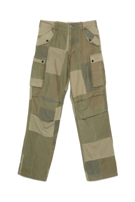 olive-green-patchwork-cargo-pants