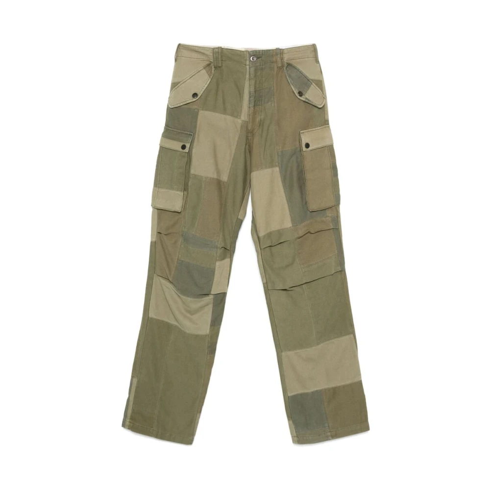 Gallery Dept. Olijfgroene Patchwork Cargo Broek Green Heren