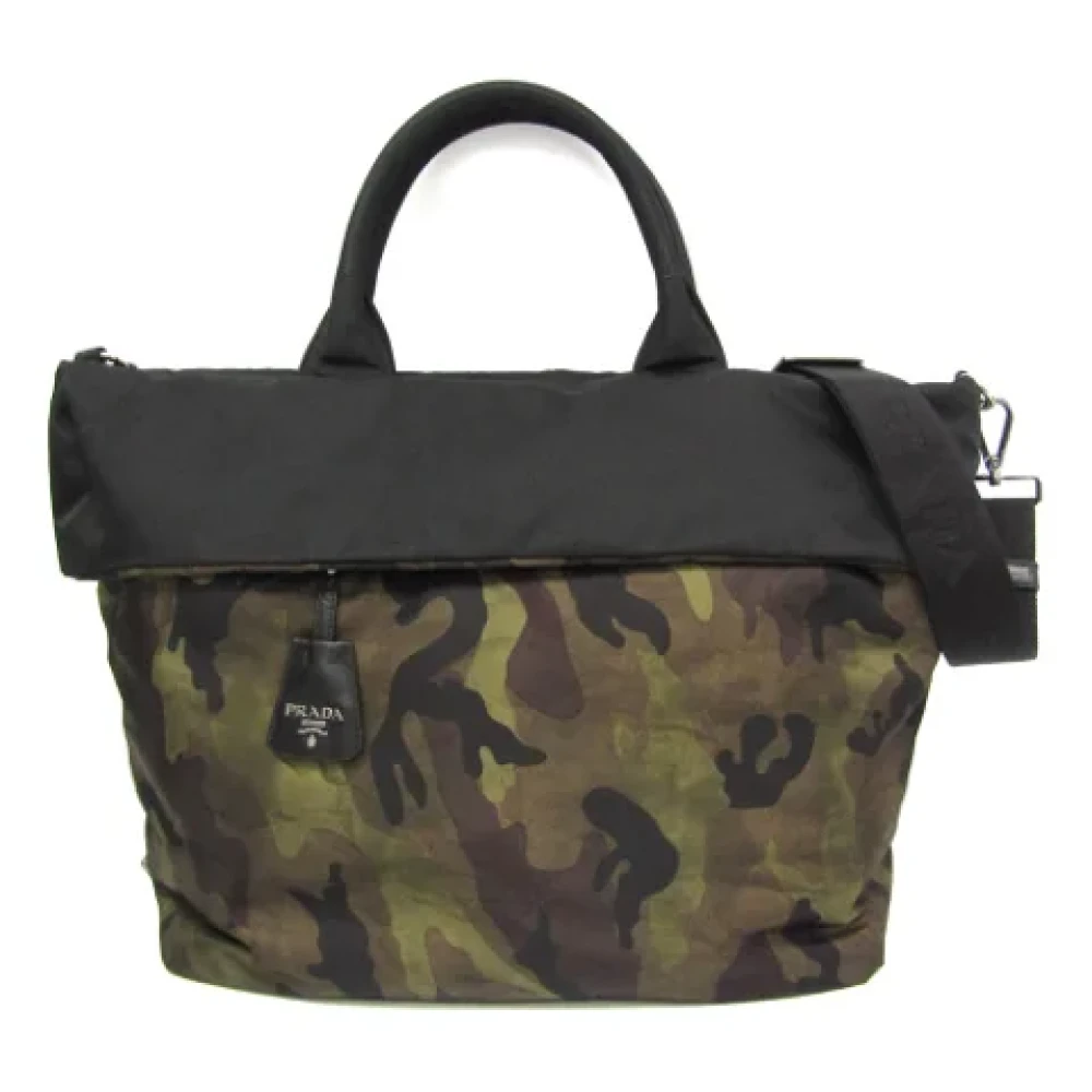 Prada Vintage Pre-owned Fabric prada-bags Multicolor Dames
