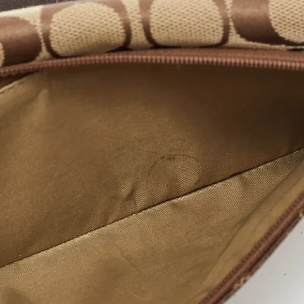Coach Pre-owned Canvas wallets Beige Dames