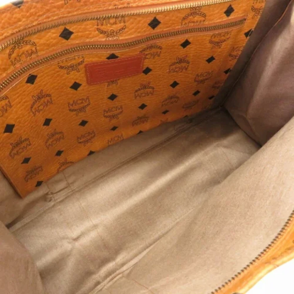 MCM Pre-owned Fabric totes Brown Dames
