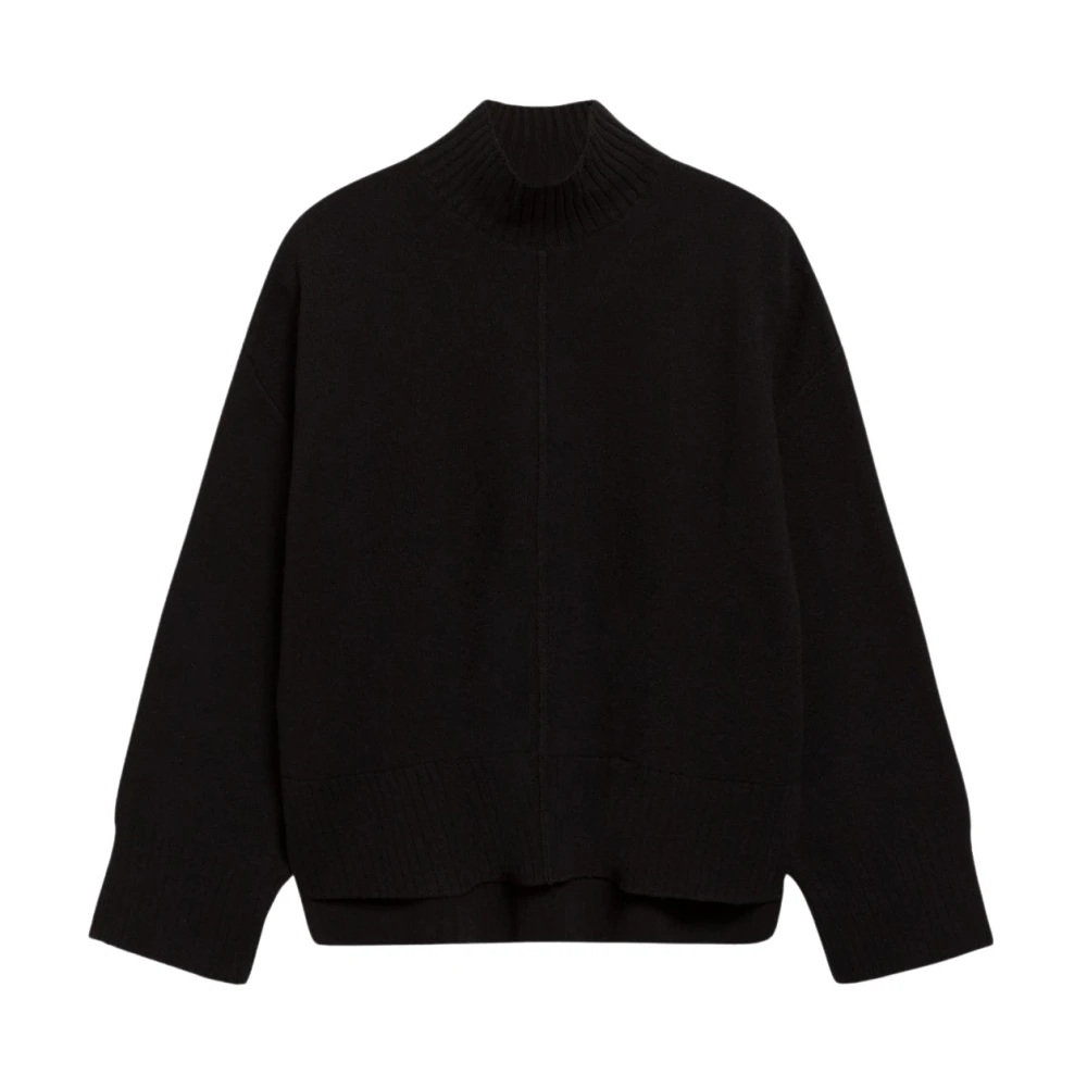 IVY OAK Rose Opstaande Kraag Jumper Black Dames
