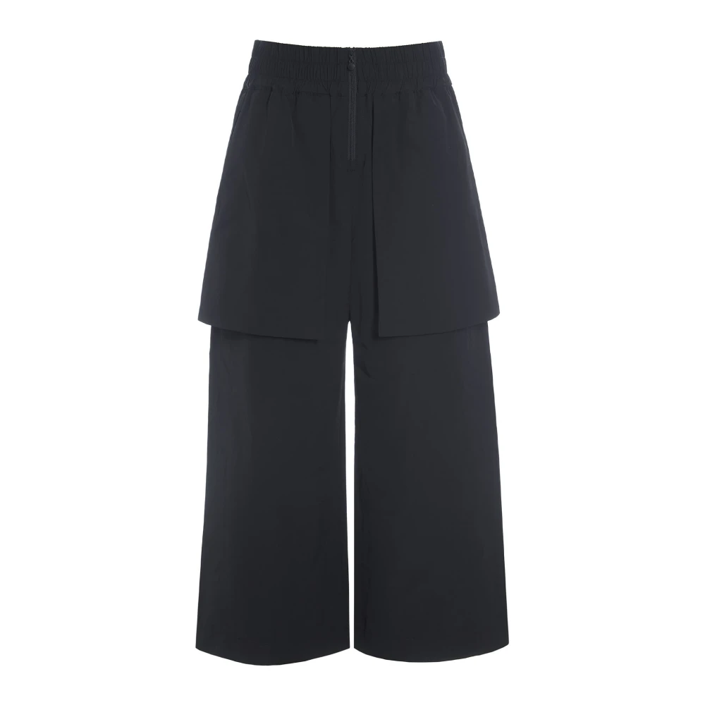 Bitte Kai Rand Zwarte Culotte Poplin Broek Black Dames