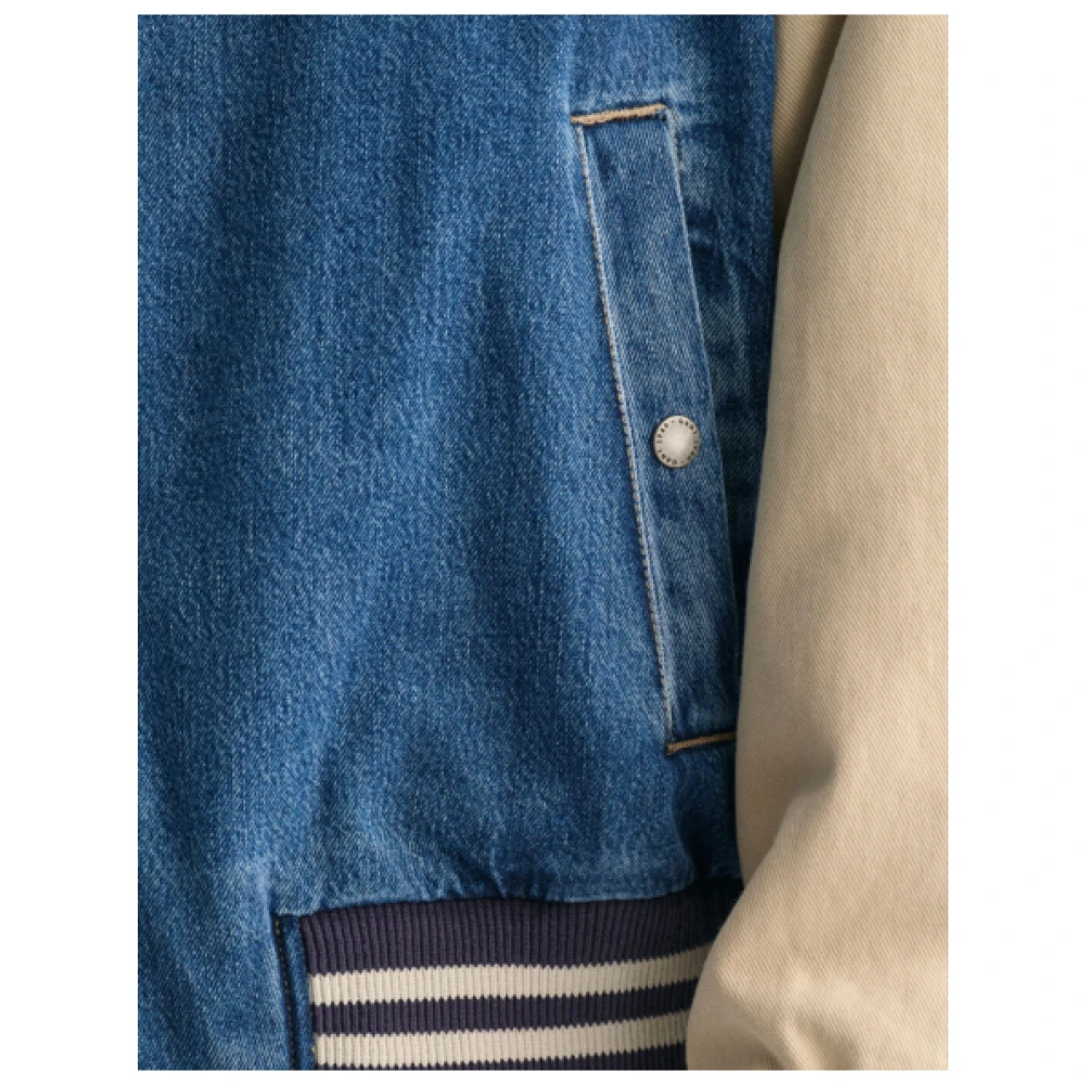 Gant Denim Universiteit Bomberjack Blue Heren