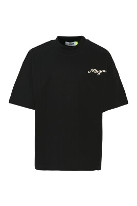 t-shirt-noir-a-manches-longues-avec-logo-ivoire