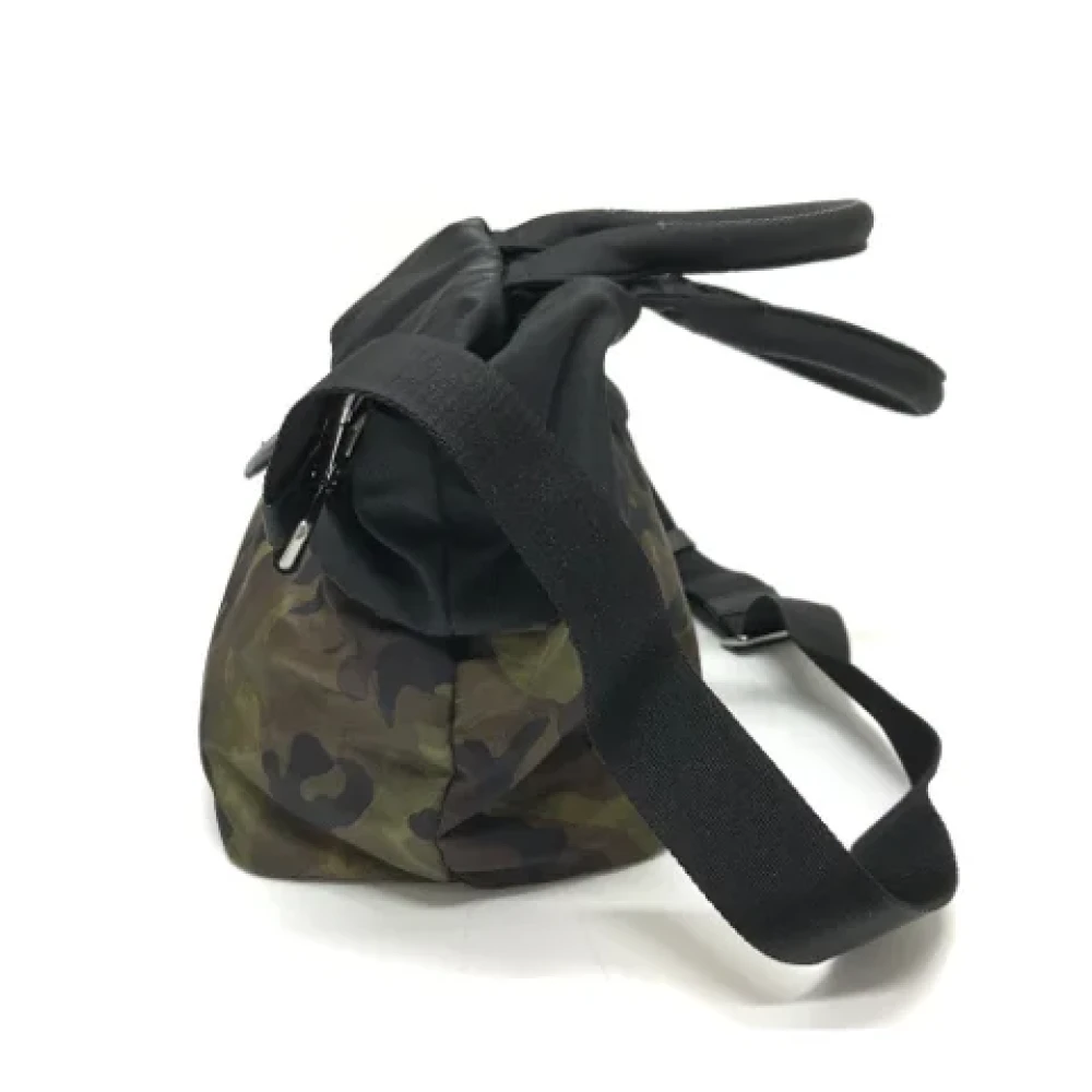 Prada Vintage Pre-owned Nylon prada-bags Gray Dames
