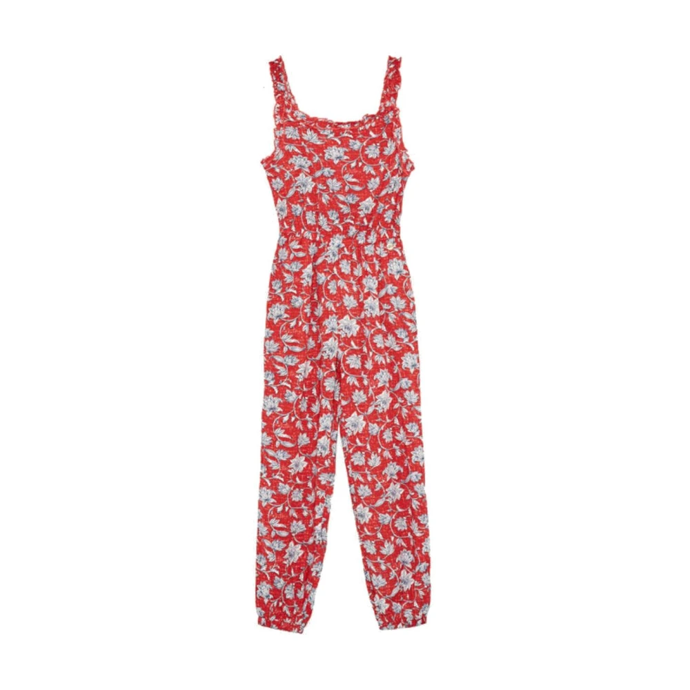 Pepe Jeans Girls Red Jumpsuits - Jumpsuits - 4 Y - Kids
