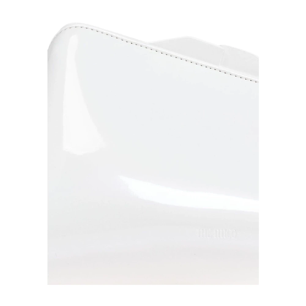 The Attico Witte Clutches voor Vrouwen Aw24 White Dames