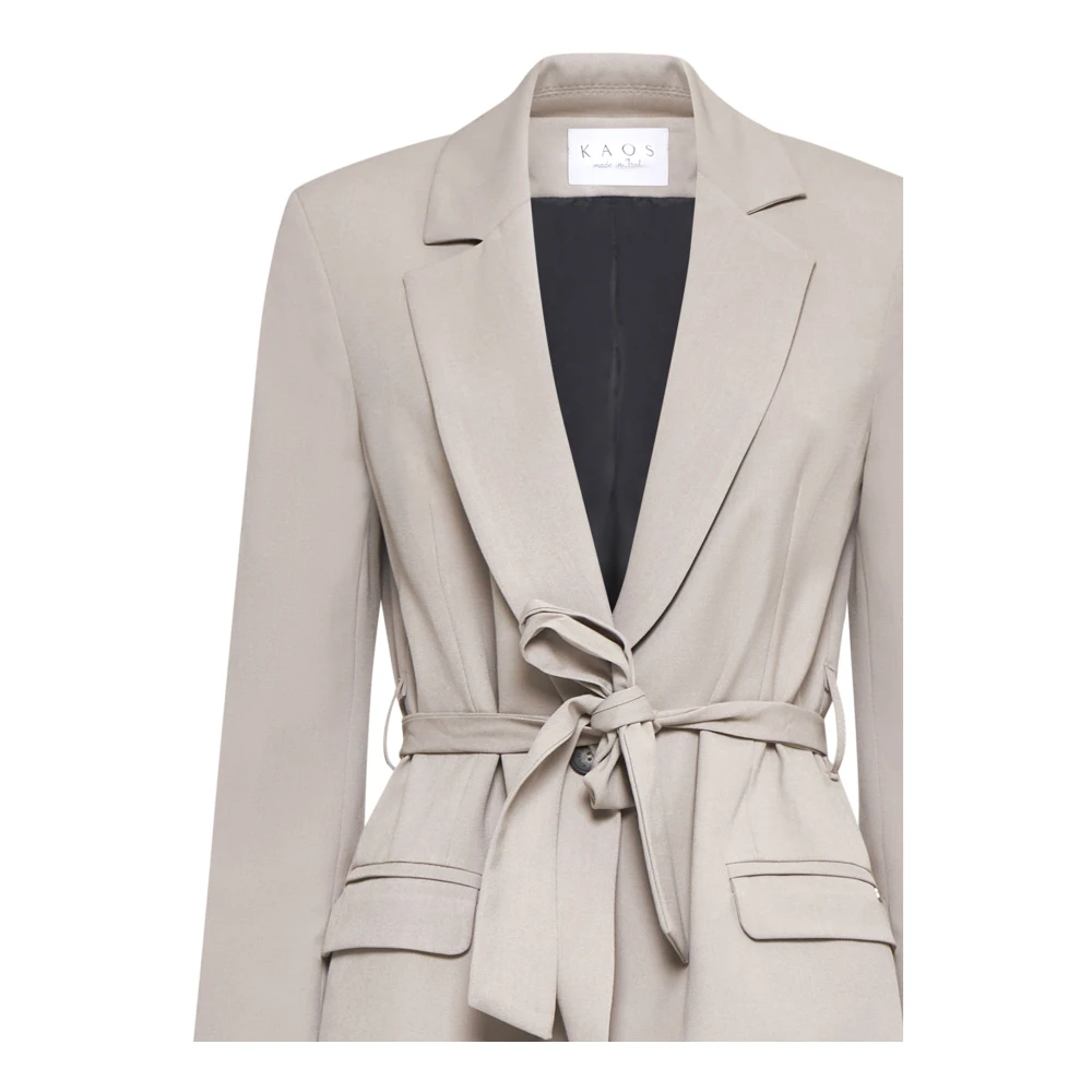 Kaos Stijlvolle Jassen Collectie Beige Dames