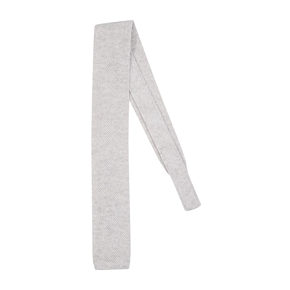 Eleventy Men's Gray Ties, One Size, Cravatta Piping