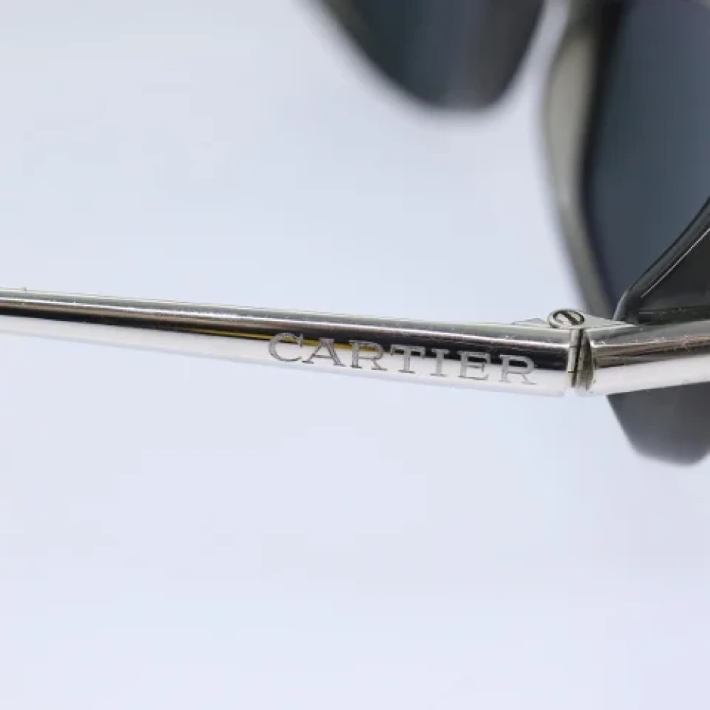 Cartier Vintage Pre-owned Plastic sunglasses Black Dames