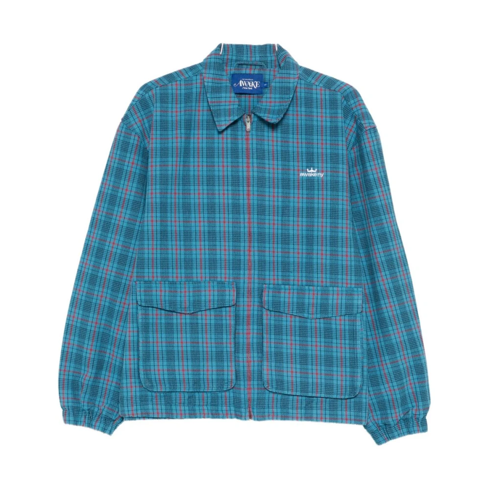 Awake Ny Men's Blue Coaches Jacket