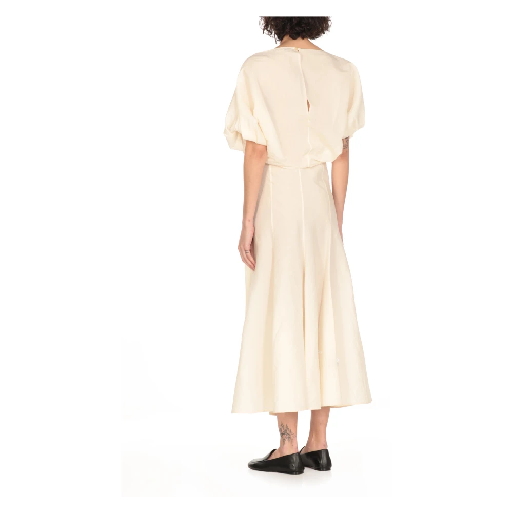 Khaite Zijden en katoenen ivoor top Beige Dames