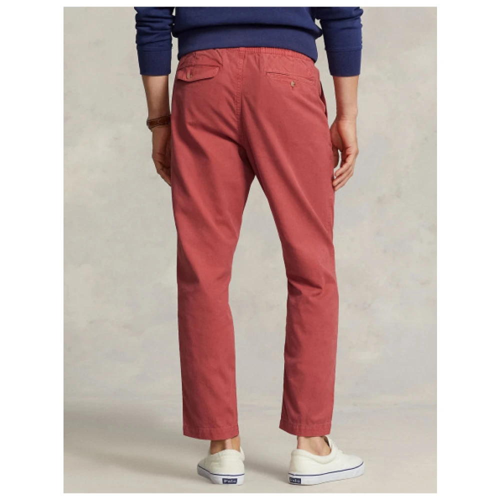 Polo Ralph Lauren Elastische taille Prepster broek Red Heren