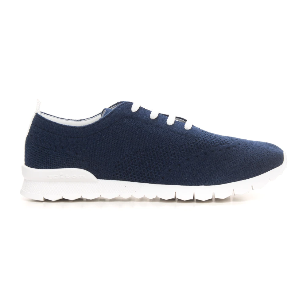 Kiton Kasjmier Veterschoen met Antislipzool Heren Schoenen Blauw