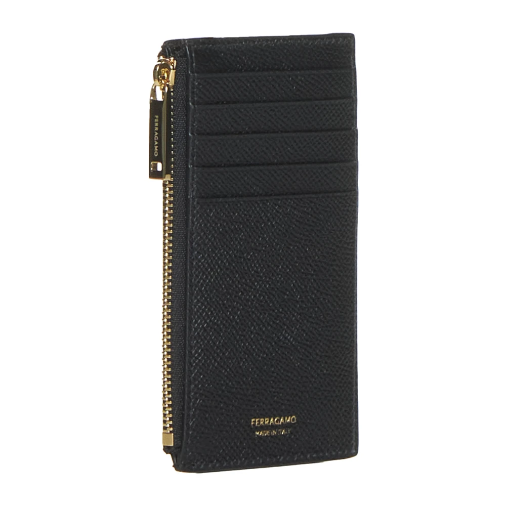 Salvatore Ferragamo Stijlvolle Portemonnees Black Heren