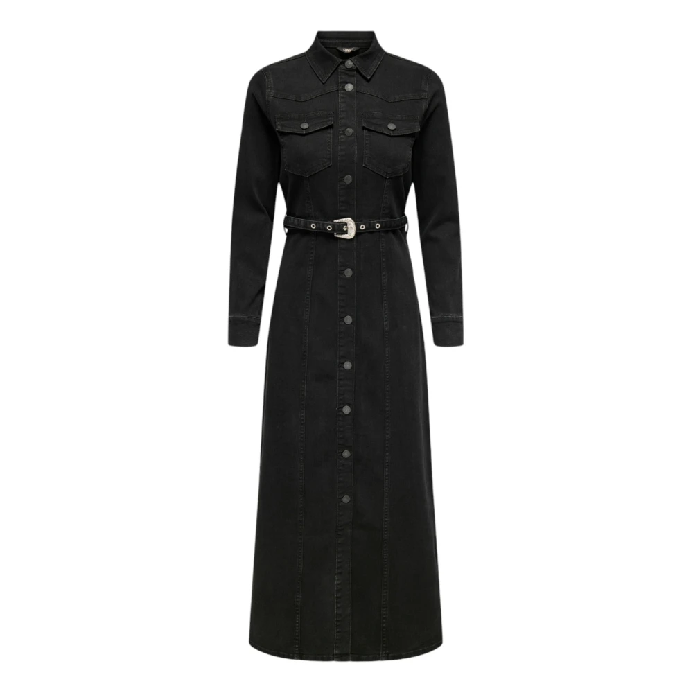 Only Zwarte Knoopjurk Herfst Winter Black Dames
