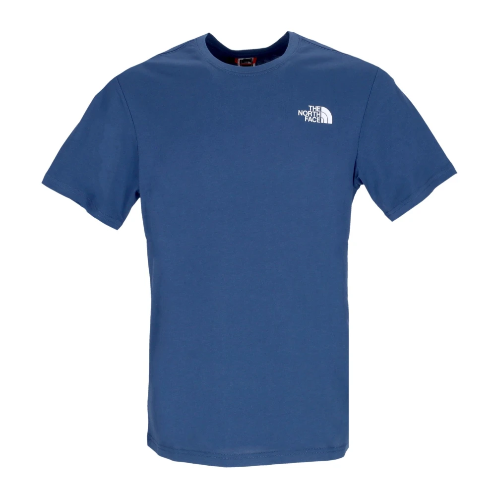 The North Face Blauwe Shady Tee Heren T-shirt Blue Heren