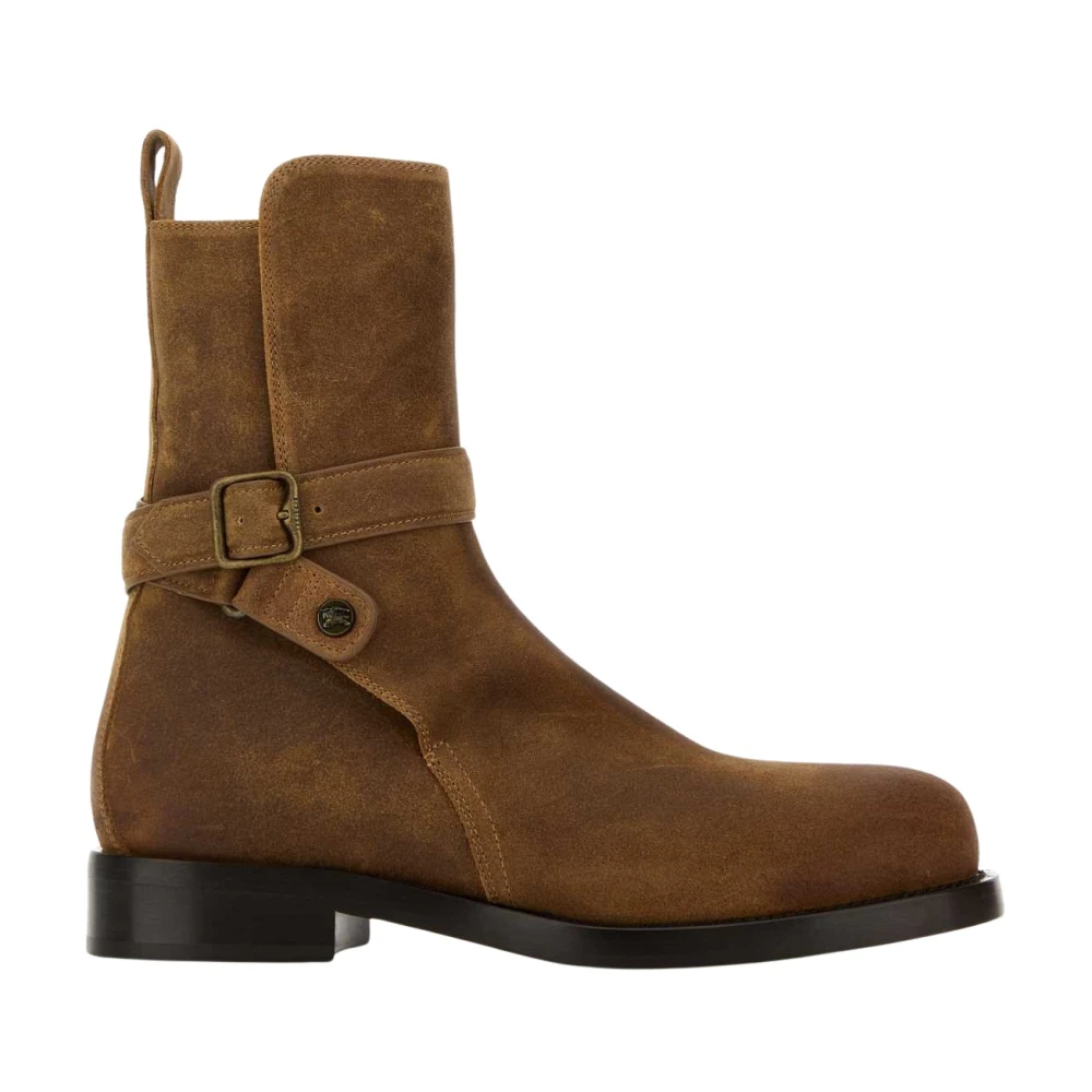 Burberry Men's Brown Ankle Boots, 8 Uk, Ledger Boot