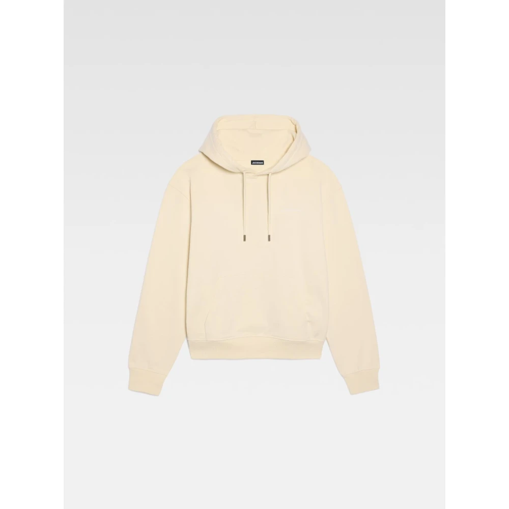 Jacquemus Geborduurde Sweatshirt Jurk Beige Dames