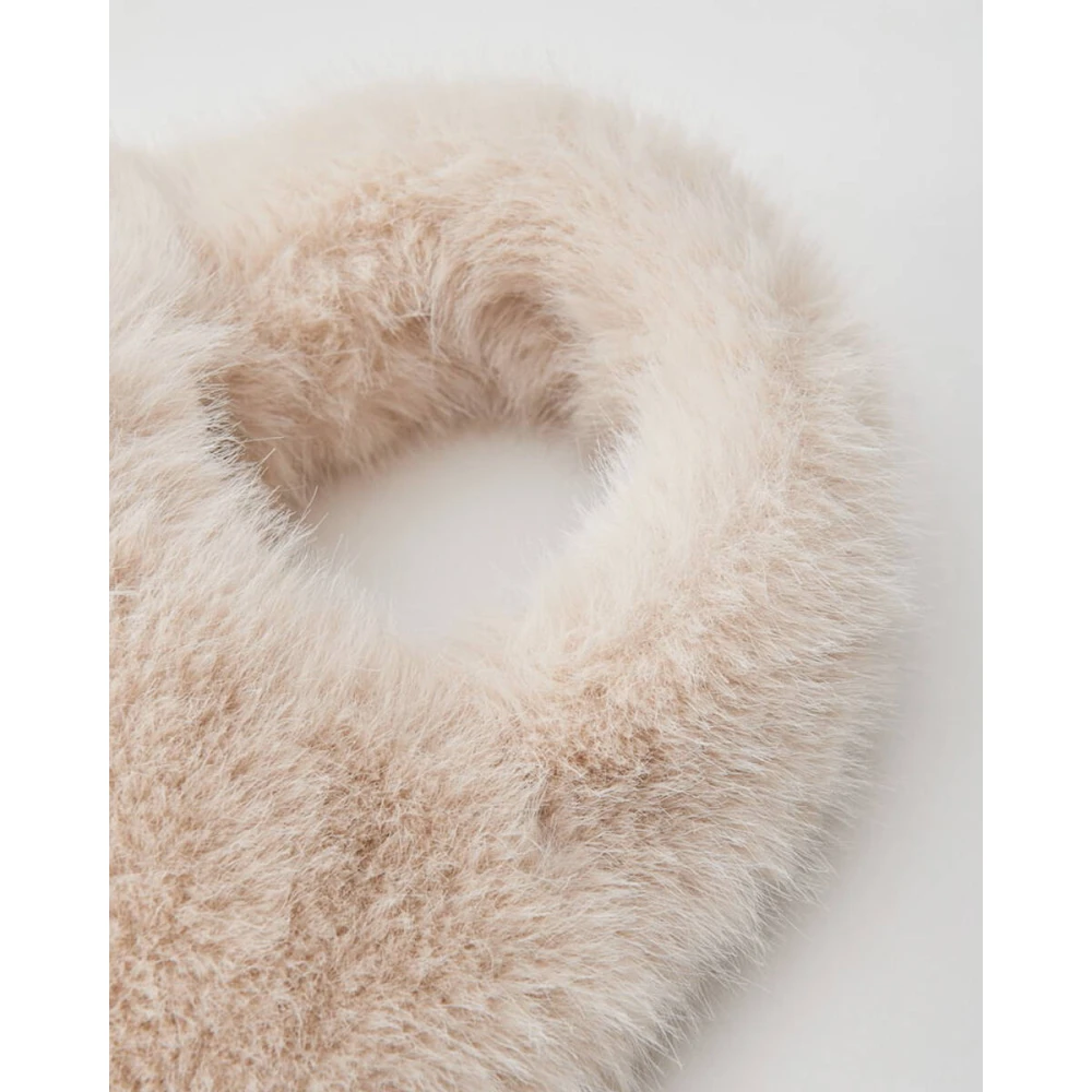 Opus Stijlvolle sjaal met Afury tas Beige Dames