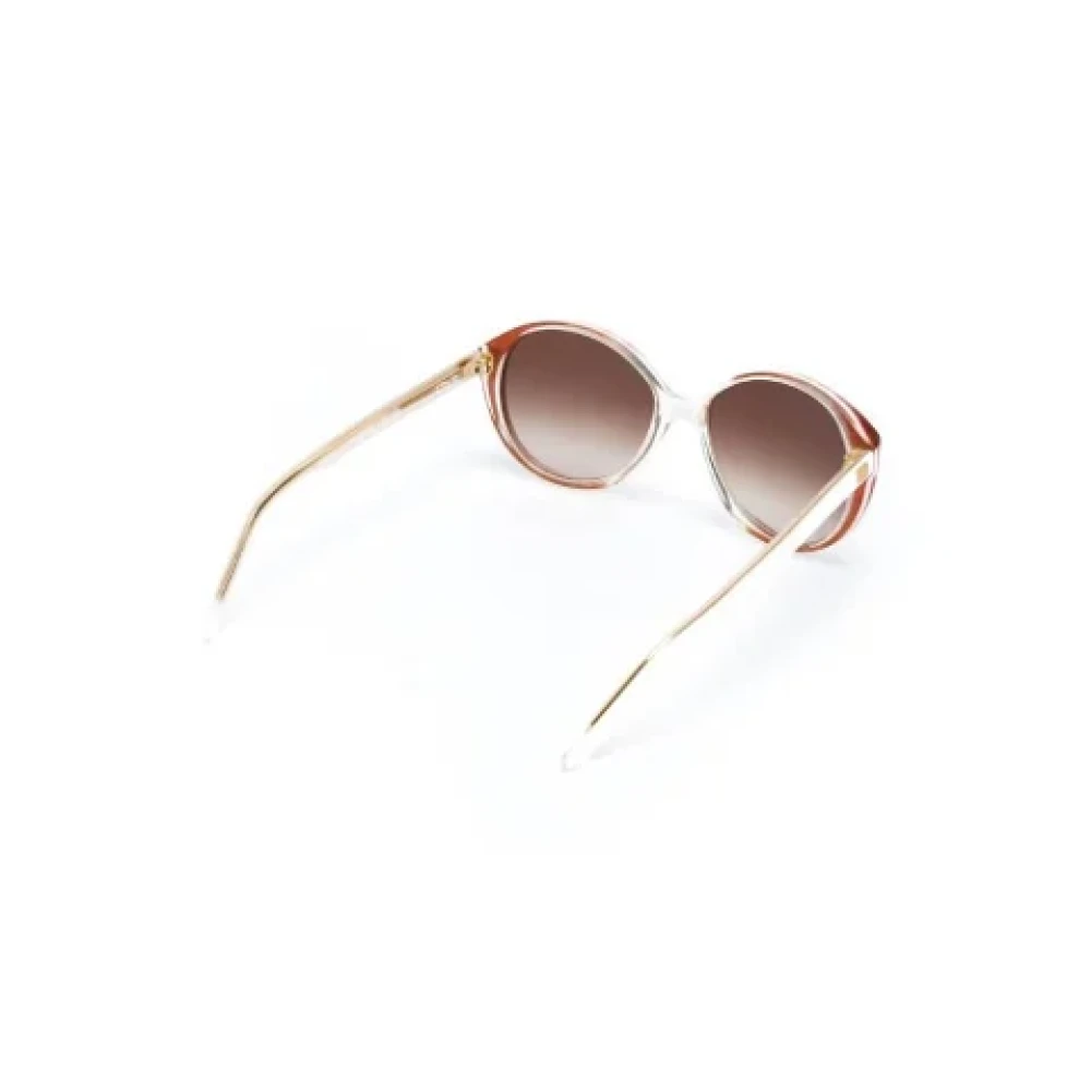 Balenciaga Vintage Pre-owned Acetate sunglasses Orange Dames