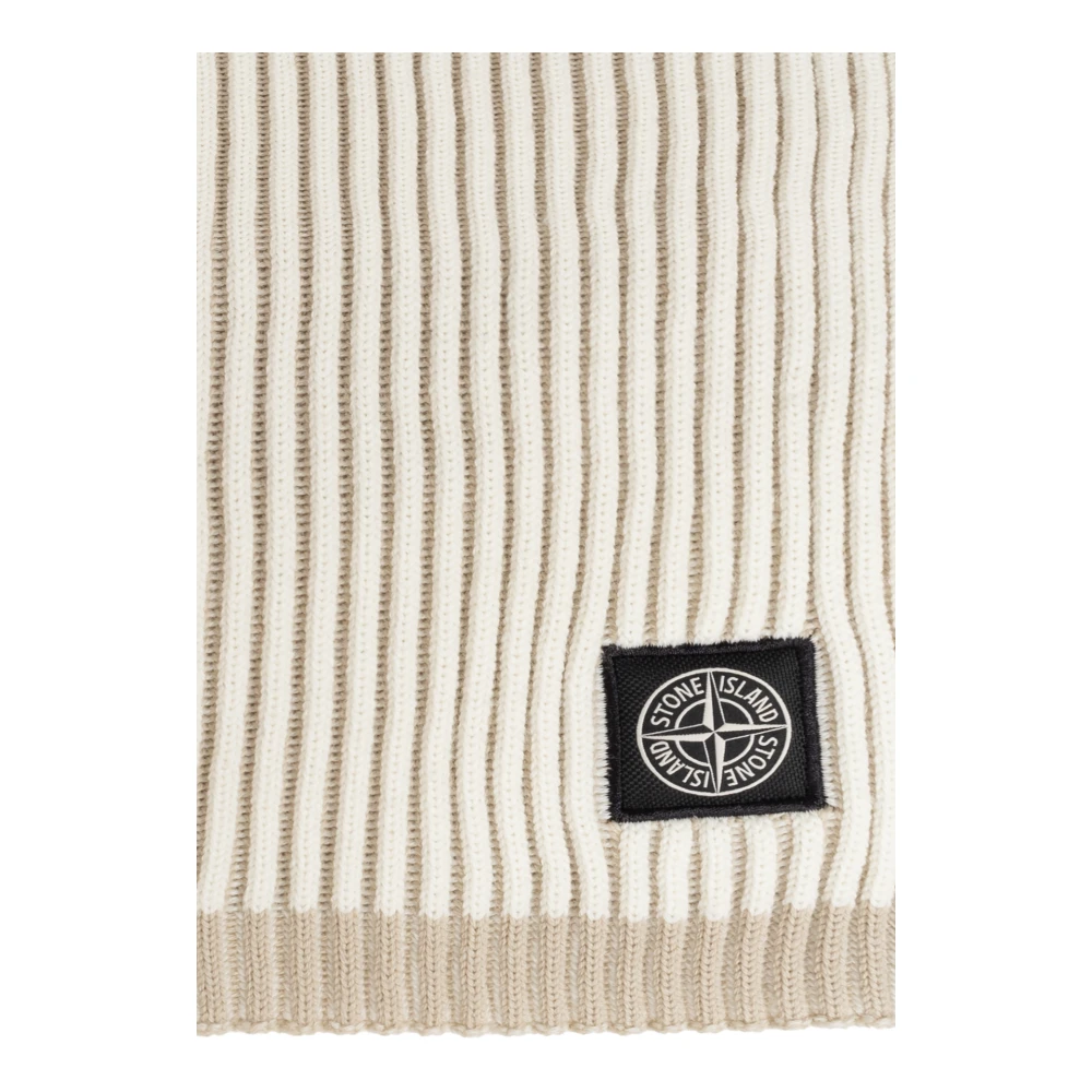 Stone Island Wollen sjaal Beige Heren