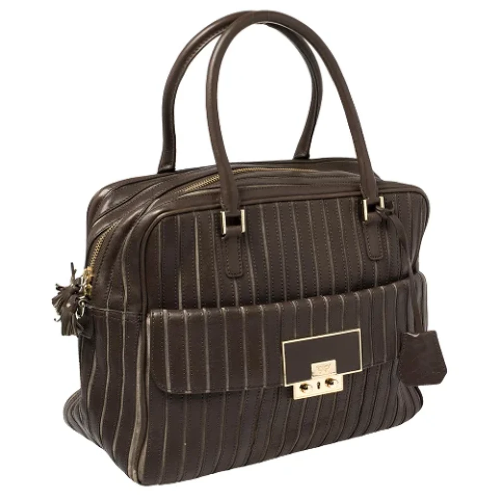 Anya Hindmarch Pre-owned Leather handbags Brown Dames