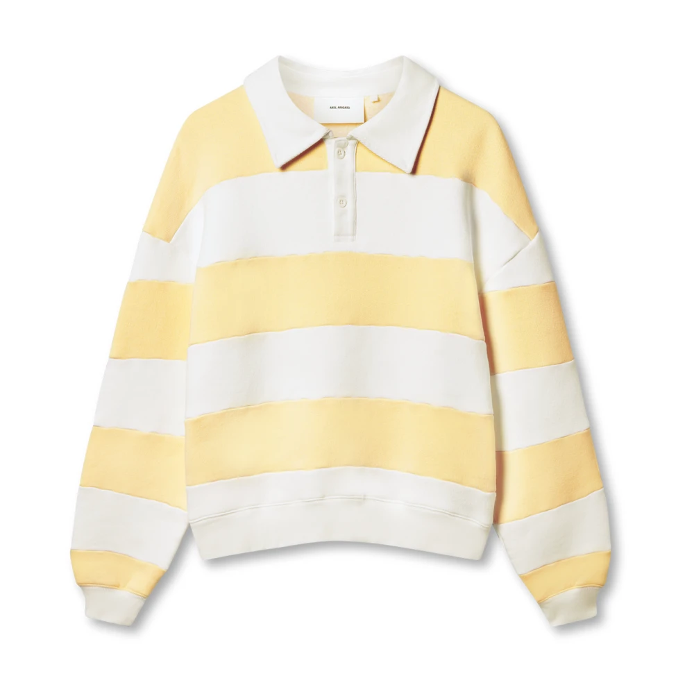 Axel Arigato - Shift Striped Sweatshirt - Sweatshirts & Hoodies - Hombre - Amarillo - Xl