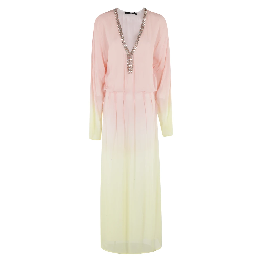 Amen Ombre Dye Kaftan Jurk Multicolor Dames