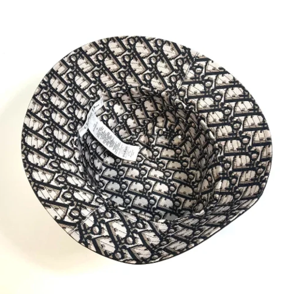 Dior Vintage Pre-owned Fabric hats Black Dames