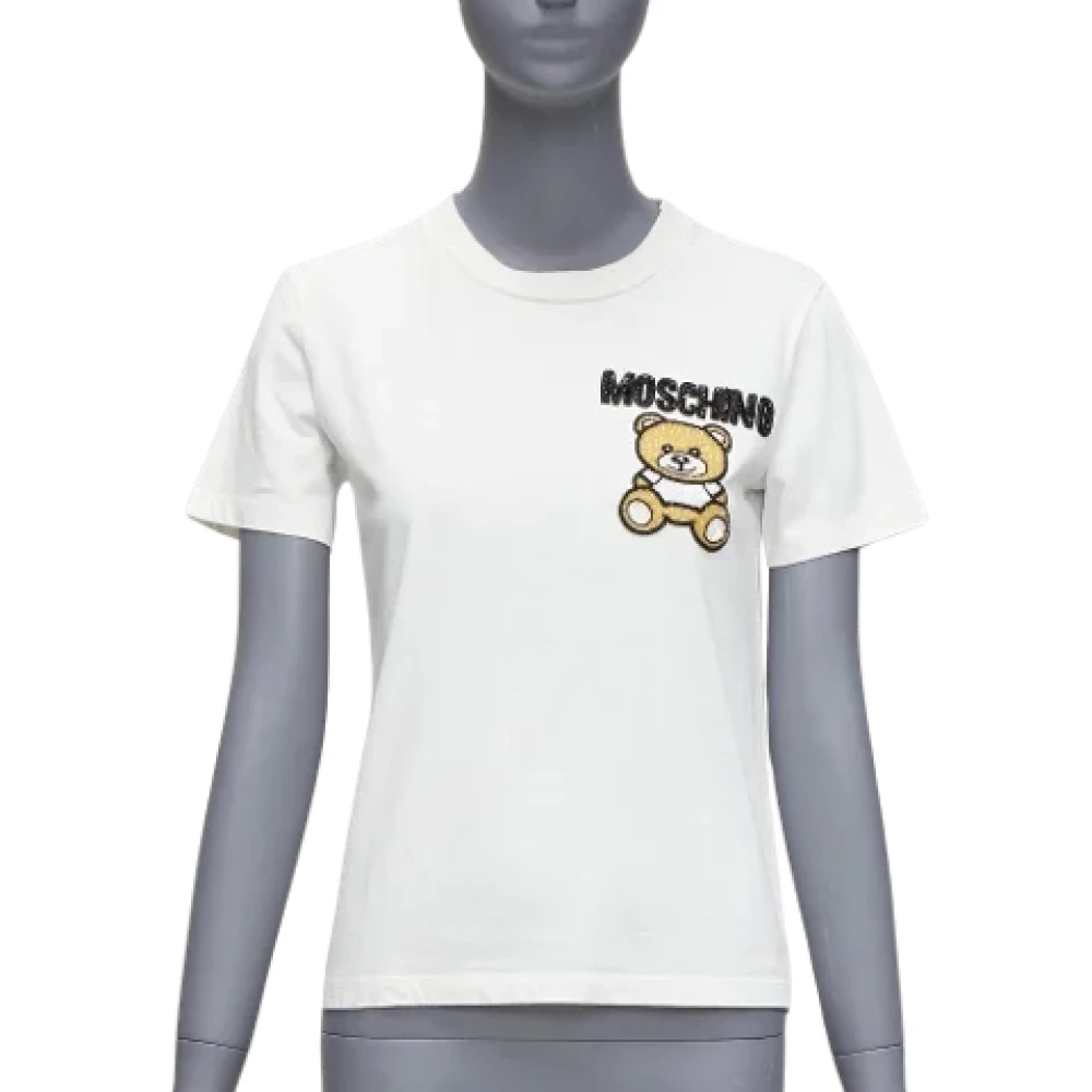 Moschino Pre-Owned Pre-owned Cotton tops White Dames