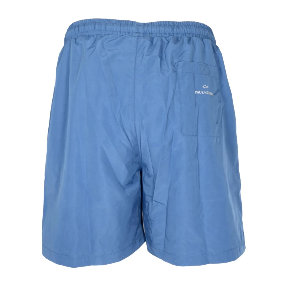 PAUL & SHARK Blauwe Zwembroek Stijlvol Ontwerp Blue Heren