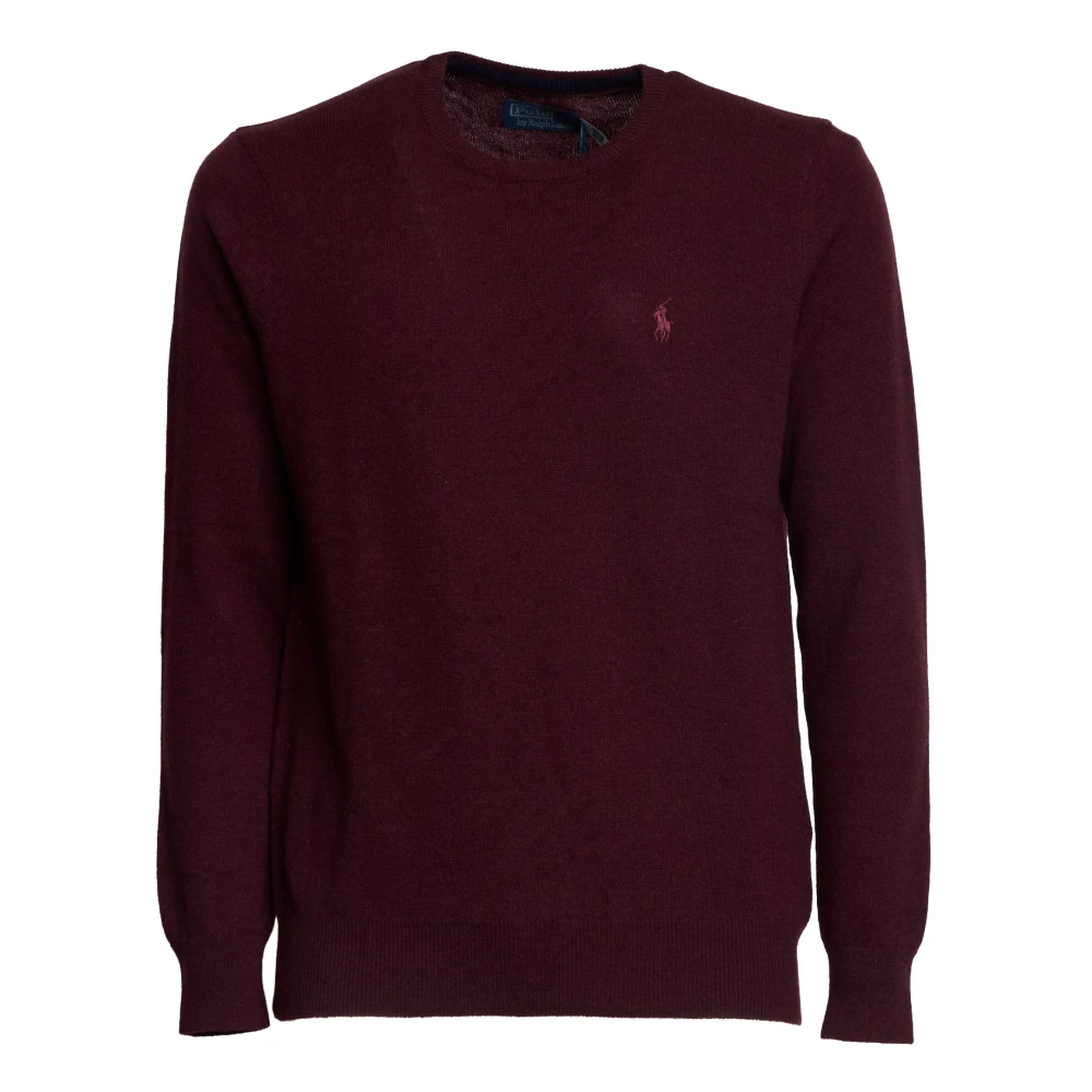 Polo Ralph Lauren Men's Red Merino Wool Sweater