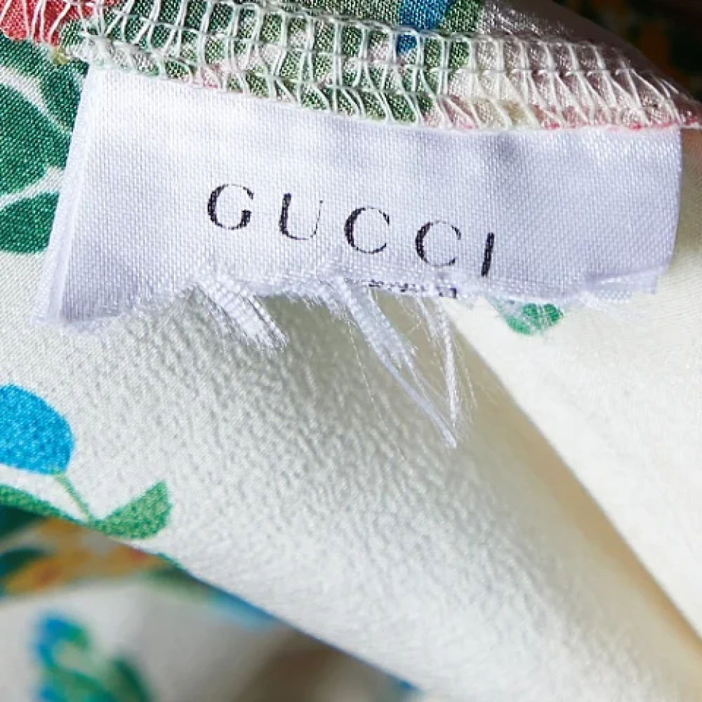Gucci Vintage Pre-owned Silk bottoms Multicolor Dames